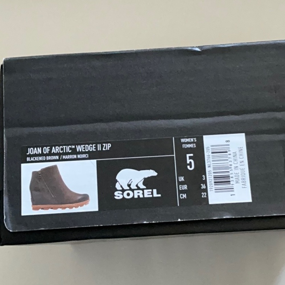 SOREL Joan of Arctic Wedge II Zip Booties - Picture 7 of 7